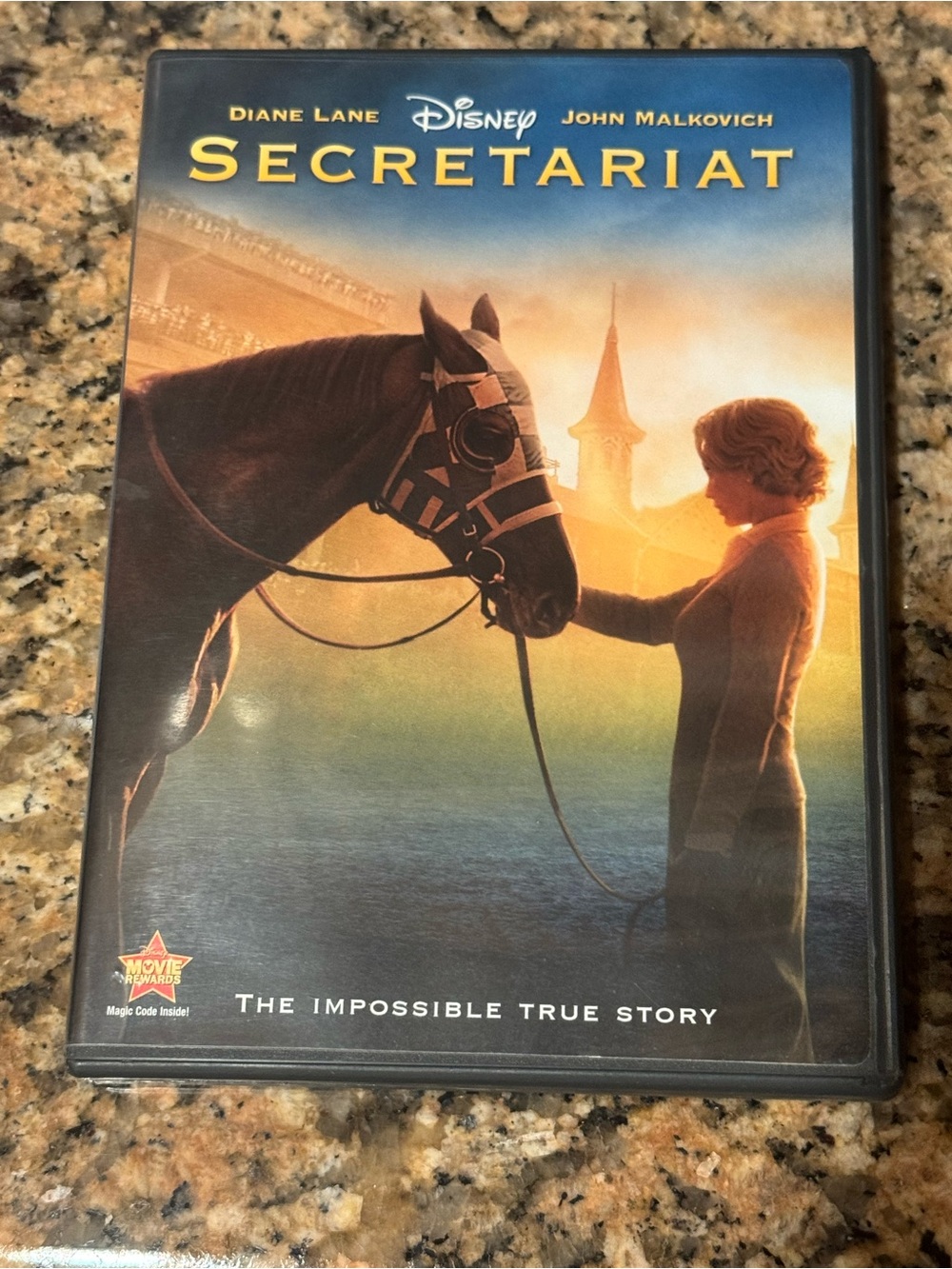 Disney Secretariat DVD - Sunset Cover Art